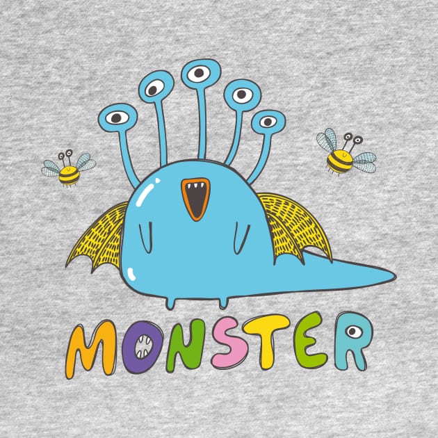 Alfred the Five-eyed Monster by KOTOdesign